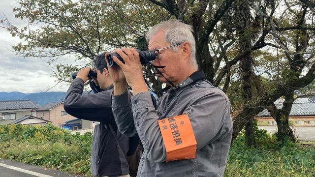 県が野鳥の監視を強化=10日午後3時15分・福井市稲津町