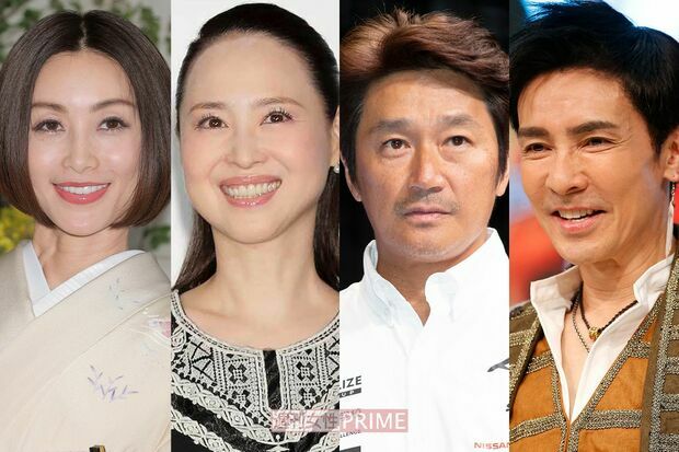 左から酒井法子、松田聖子、近藤真彦、郷ひろみ