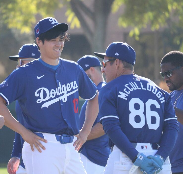 ドジャースの大谷翔平とマッカロー氏