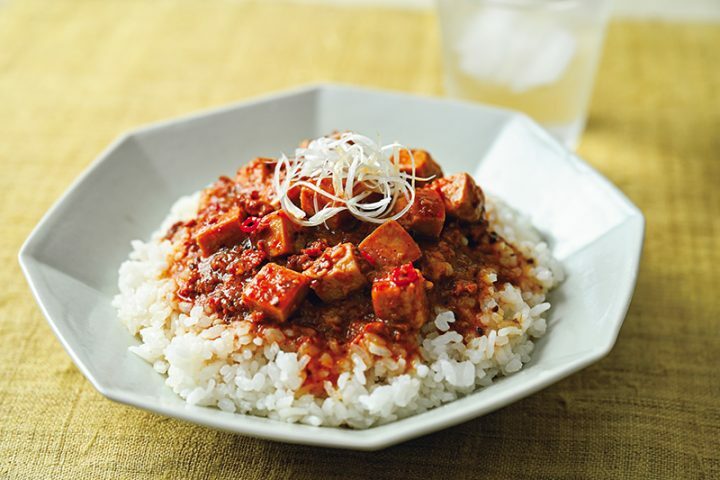 【1位】無印良品の『ごはんにかける四川麻婆豆腐』の盛り付けイメージ