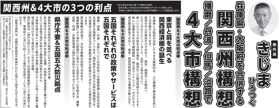 兵庫県知事選挙　選挙公報