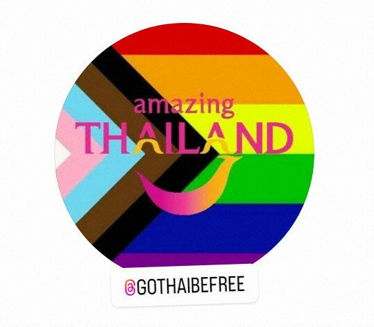 タイ観光庁が展開する「Go　Thai.　Be　Free.」キャンペーンのロゴ＝タイ観光庁のインスタグラムより