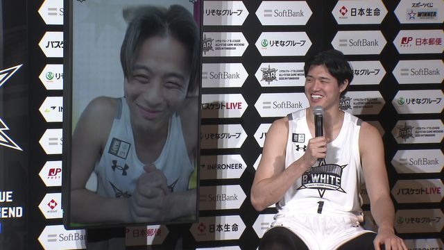 スターティング5に選ばれた富樫勇樹選手と渡邊雄太選手