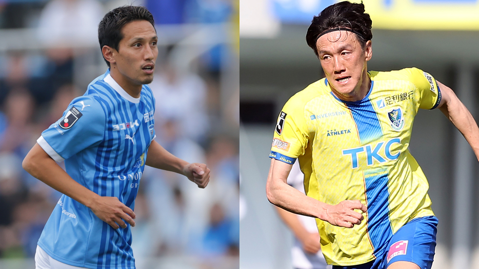 チームを支える武田英二郎（左）と矢野貴章の両ベテラン（C）J.LEAGUE