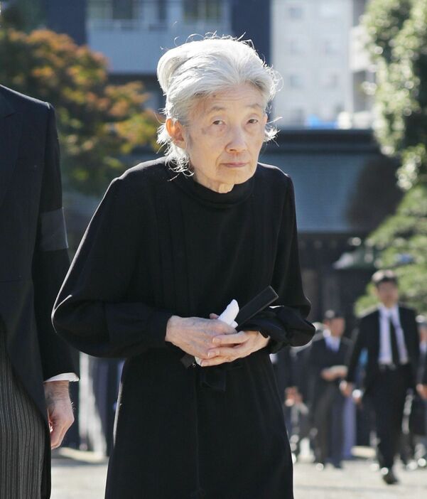 昭和天皇の四女の池田厚子さん（93）　©時事通信社