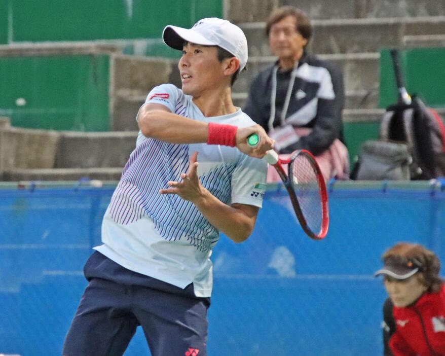 野口莉央（画像は慶應チャレンジャー） ［画像提供： tennis365.net］