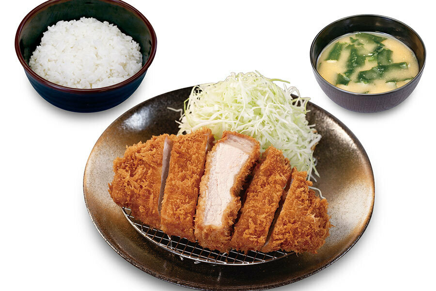 松のや「極厚ロースかつ定食 」（1190円）