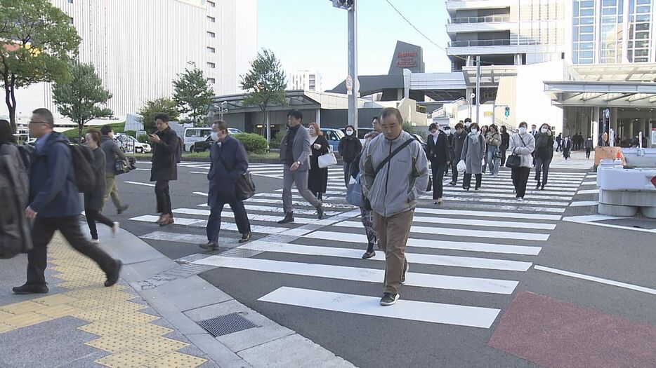 名古屋駅前 11月19日午前8時ごろ