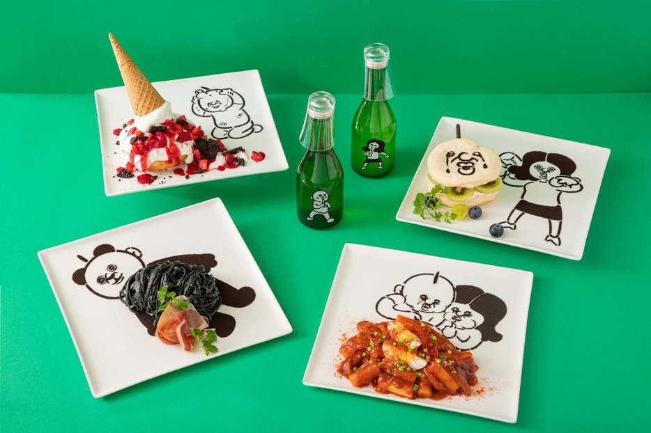 原宿の「The Unknown Cafe Gallery Harajuku」×韓国発キャラクター「パンパンくんの日常」のテーマカフェがオープン！