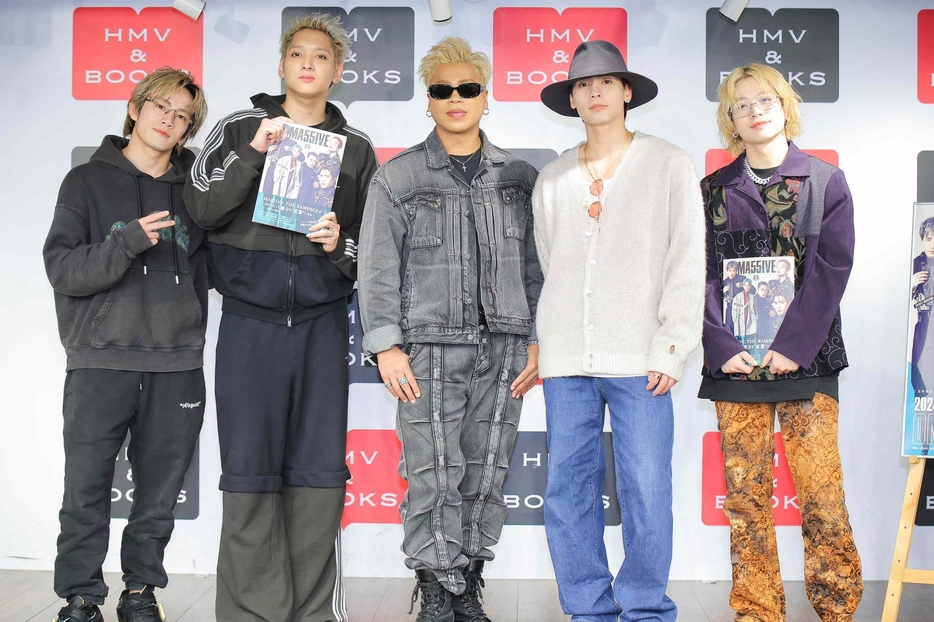 MA55IVE THE RAMPAGEの浦川翔平、鈴木昂秀、LIKIYA、神谷健太、山本彰吾