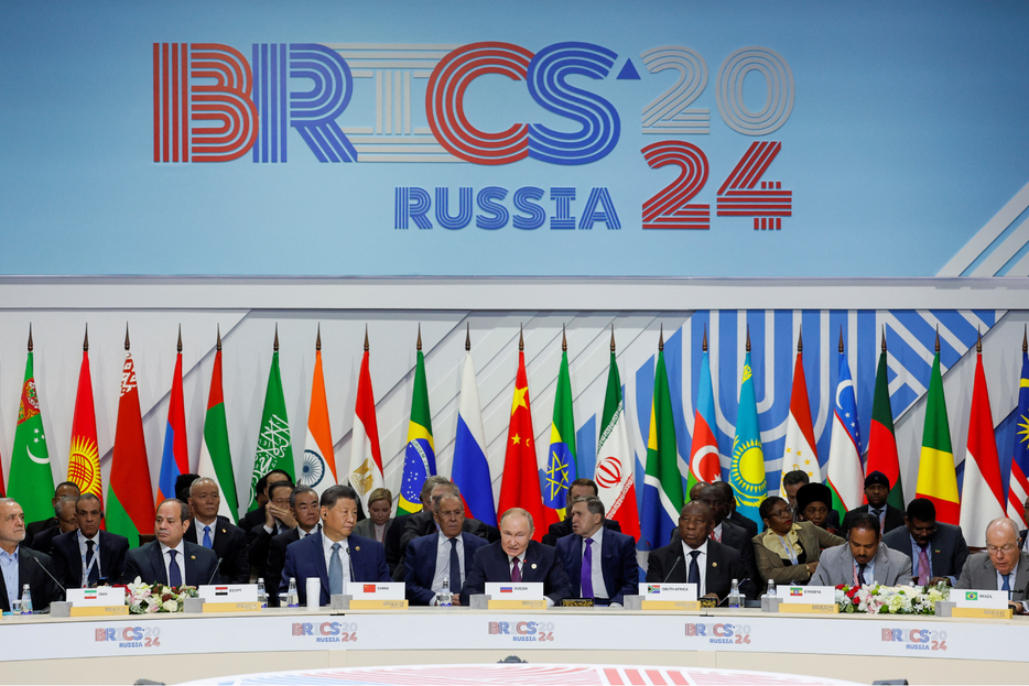 着実に拡大が進んでいるBRICS （代表撮影/ロイター/アフロ ）