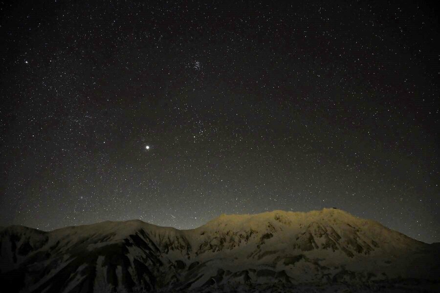 外は満天の星。木星や“すばる”が輝いていました