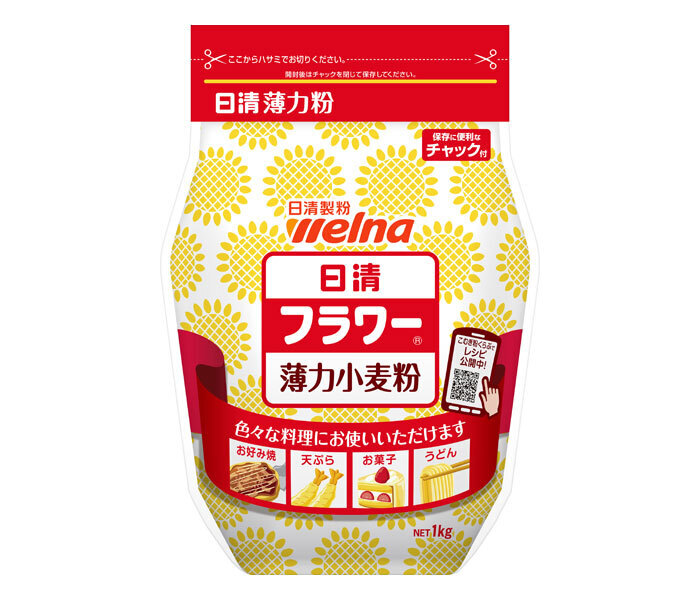 「日清 フラワー チャック付1kg」