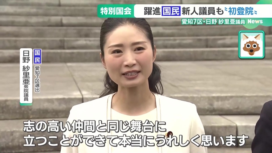 日野紗里亜 衆院議員