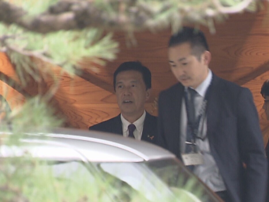 広沢新市長は愛知県公館を訪れ大村知事と初会談した 2024年11月26日午後1時過ぎ