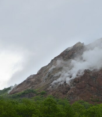 プリニー式火山の代表例でもある有珠山　photo by gettyimages