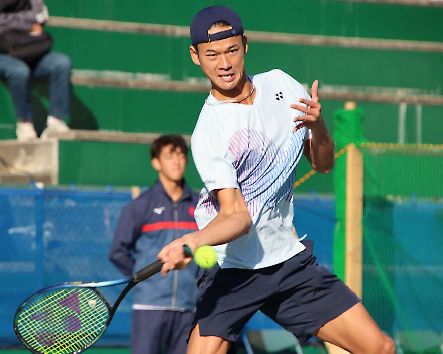 初戦突破を果たした坂本怜[画像/tennis365.net]