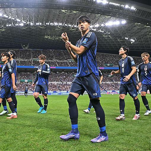 8年前とは違う強さを見せつけている日本代表。写真：金子拓弥（サッカーダイジェスト写真部）