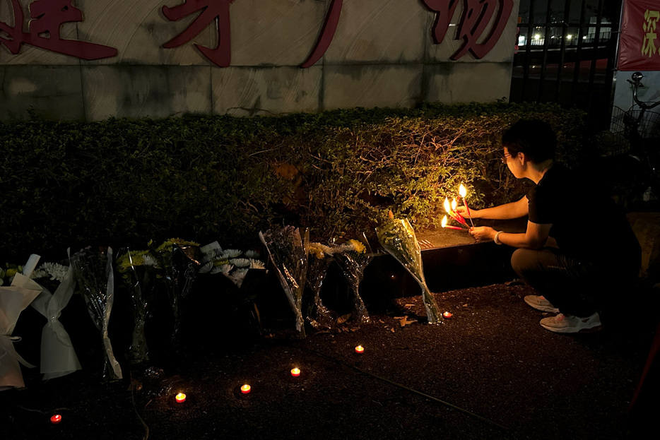 中国南部の広東省珠海市で１１日夜に自動車が暴走し、大勢の人をはねた事件を巡り、中国指導部は、負傷した人々の治療に「全力を尽くす」よう求めた。写真は１１月１２日、珠海市で撮影（２０２４年　ロイター/Tingshu Wang）