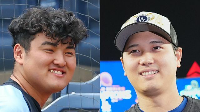 佐々木麟太郎選手と花巻東高校の大先輩・大谷翔平選手(写真：アフロ)(写真：日刊スポーツ/アフロ)