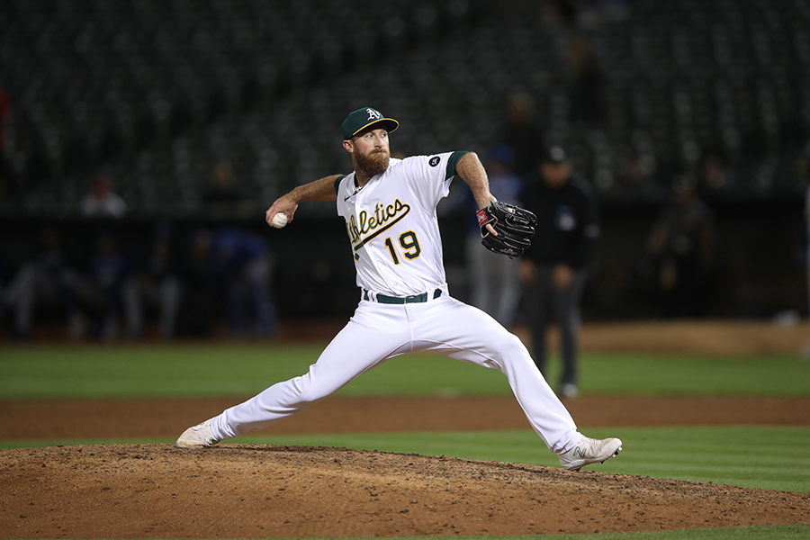 MLB時代のスペンサー・パットン【写真：Getty Images】