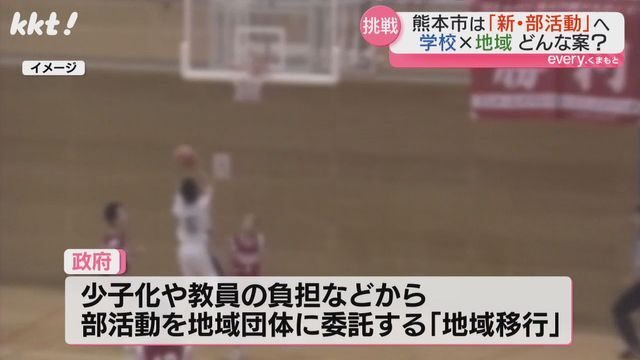 部活動を地域団体に委託「地域移行」