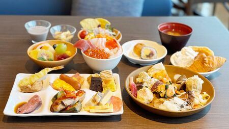 東京豊洲のリゾートホテル、ラビスタ東京ベイの朝食バイキング（筆者撮影）