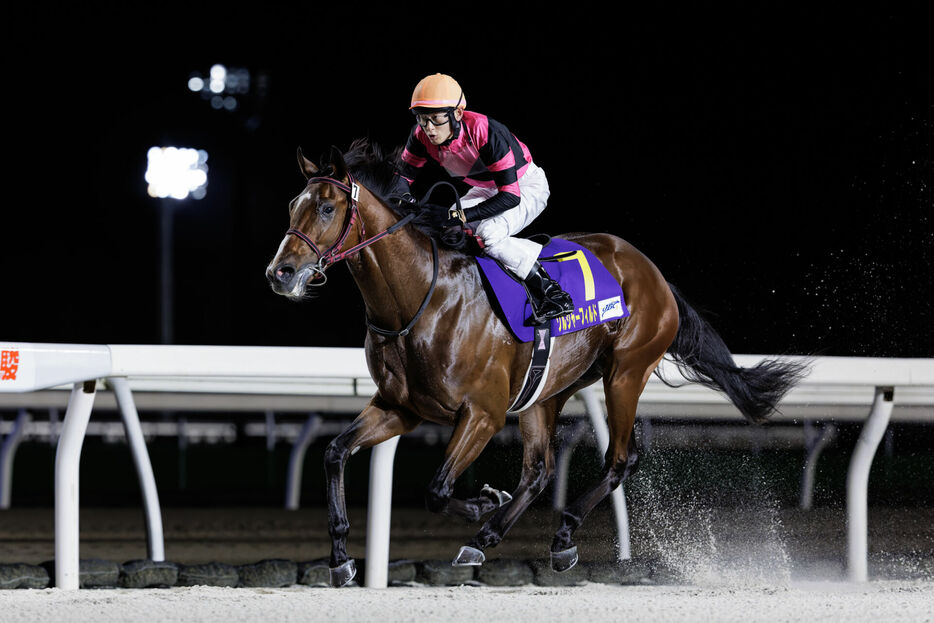 JBC2歳優駿・ソルジャーフィルドと小野楓馬騎手 (C)ホッカイドウ競馬