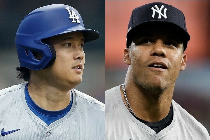 ともにMLB屈指のスラッガーとして活躍する大谷とソト。(C) Getty Images