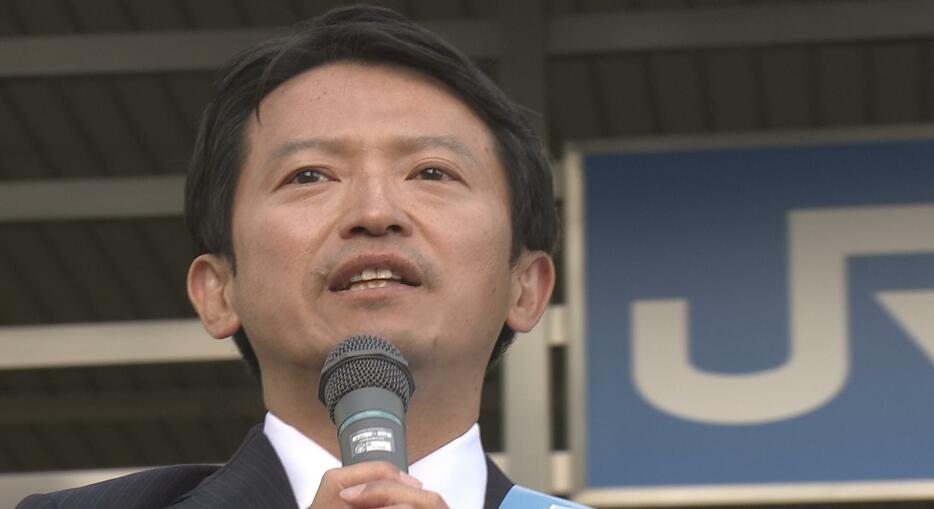 当選を確実とした斎藤前知事