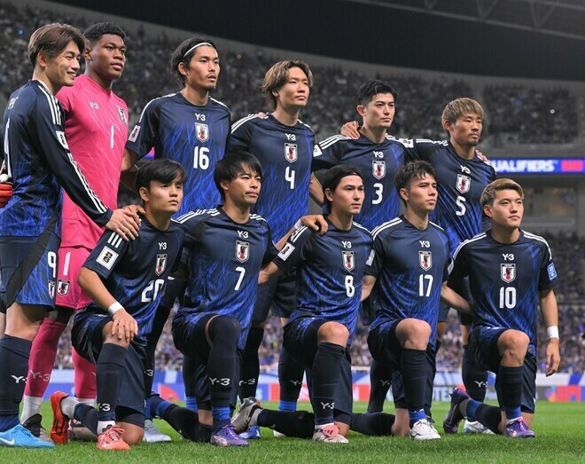 11月15日にインドネシア、19日に中国と対戦する日本代表。(C)SOCCER DIGEST