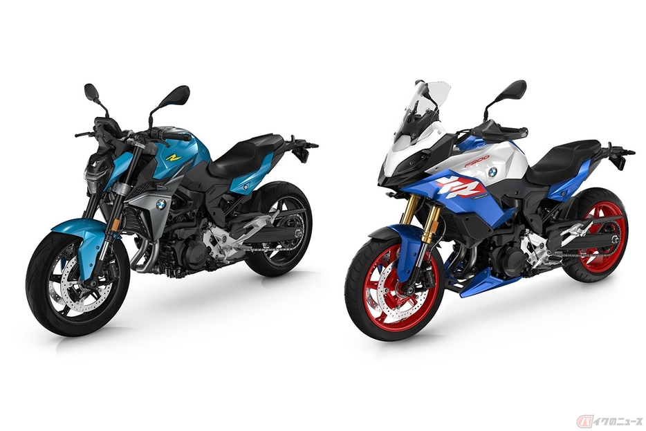 BMW Motorrad「F900XR」（右）と「F900R」