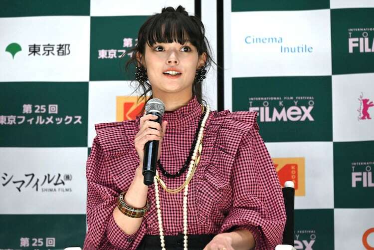 第25回東京フィルメックスにて、「ザ・ゲスイドウズ」舞台挨拶に登壇した夏子