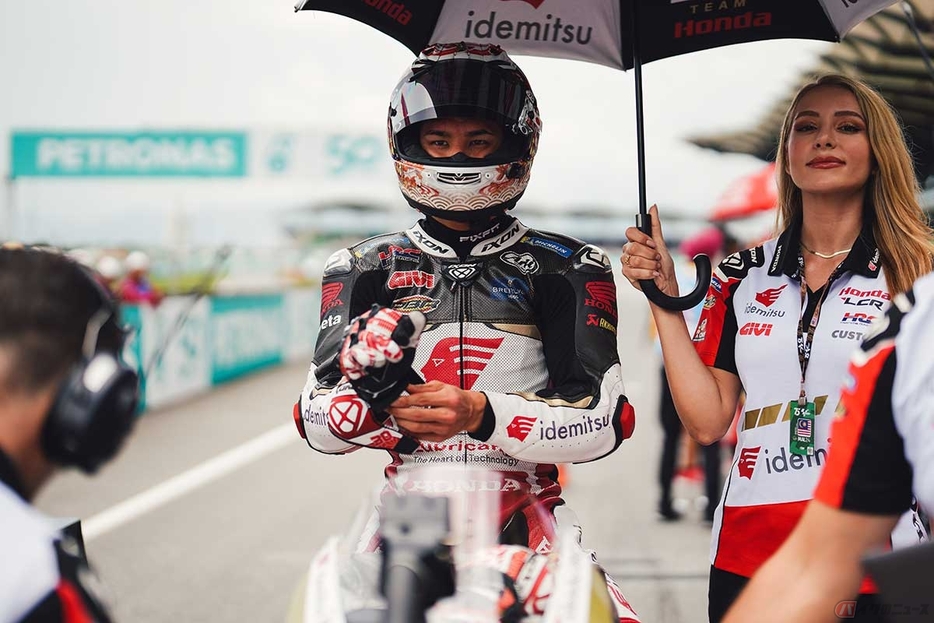 【MotoGP第19戦マレーシアGP】積年の課題であるリアのグリップ不足は、マレーシアGPでも中上選手を悩ませた。決勝レースは18番手からのスタートに