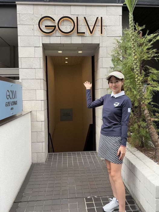 「GOLVI　GOLF　LOUNGE銀座」のメインアンバサダーに就任した竹村真琴