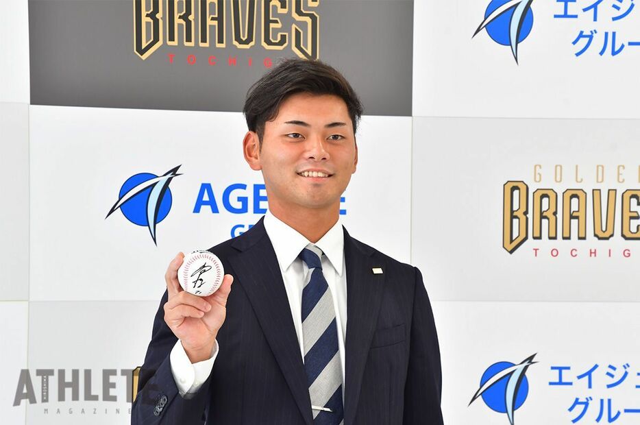 オリックスから育成ドラフト2位指名を受けた、栃木ゴールデンブレーブス清水武蔵