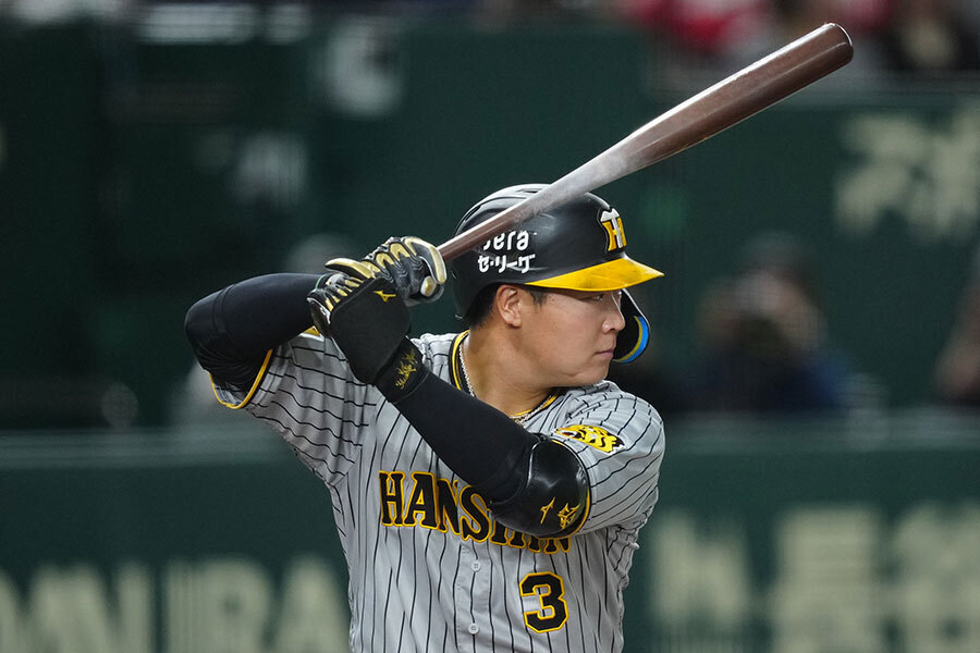 阪神・大山悠輔【写真：矢口亨】