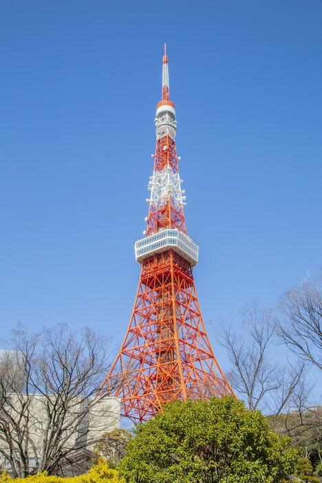 東京タワー全景（株）TOKYO TOWER提供