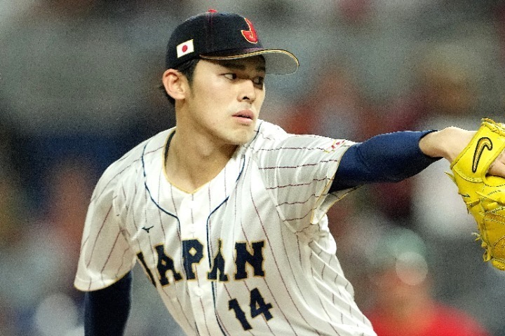 今冬のMLB挑戦が確実となった佐々木。(C)Getty Images