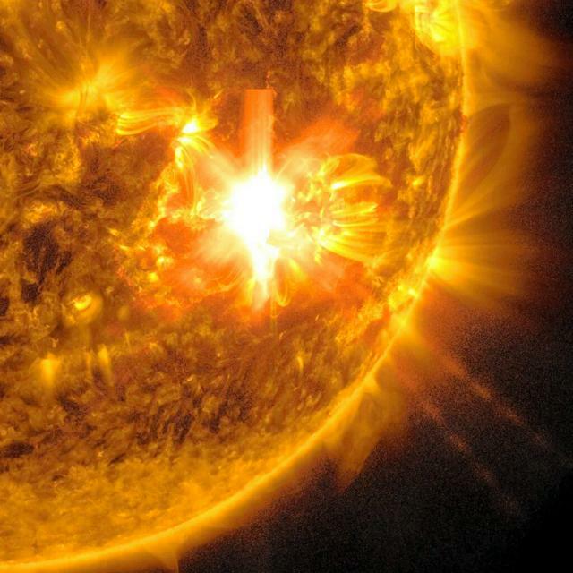 5月に発生した太陽フレア©NASA/SDO