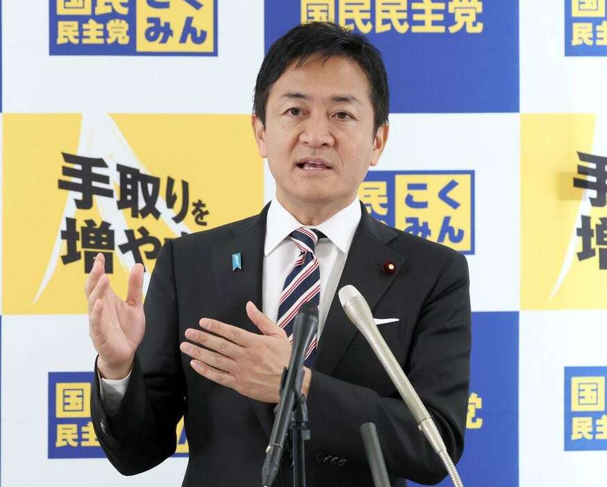 国民民主党の玉木雄一郎代表＝国会内（春名中撮影）