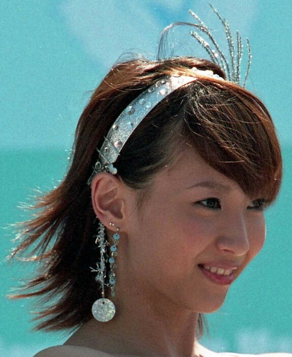 藤本美貴＝2002年撮影