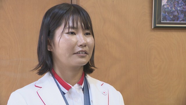 パリ五輪で銀メダルを獲得した吉岡美帆さん