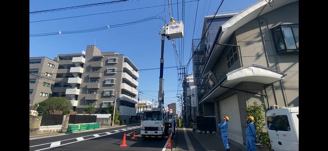 復旧作業の様子