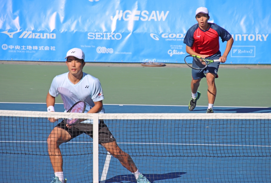 （左から）本田尚也と眞田将吾[画像/tennis365.net]