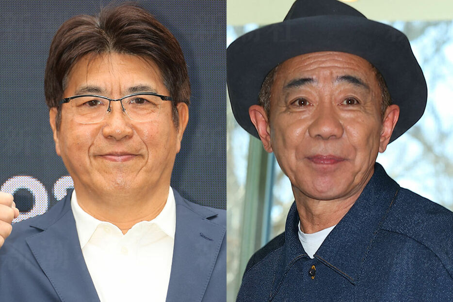 石橋貴明（左）と木梨憲武