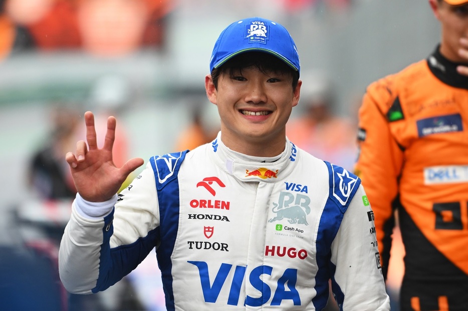 2024年F1第21戦サンパウロGP　角田裕毅（RB）が予選3番手