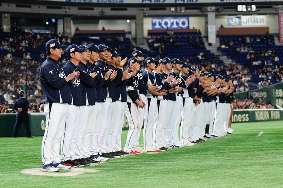 野球の韓国代表【写真：荒川祐史】