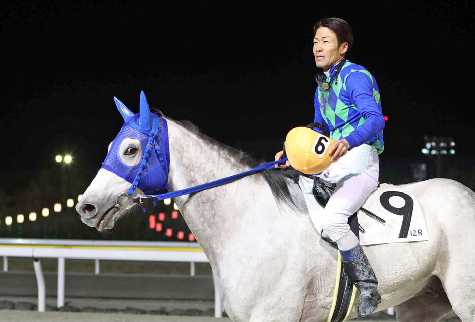 船橋12Rでラスト騎乗を終えた森泰斗騎手