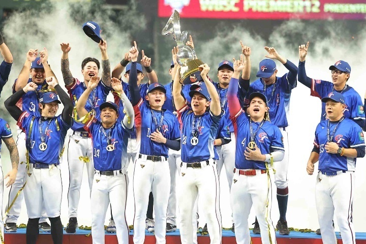 台湾が日本を破り、プレミア12初優勝を果たした。写真：梅月智史（THE DIGEST写真部）